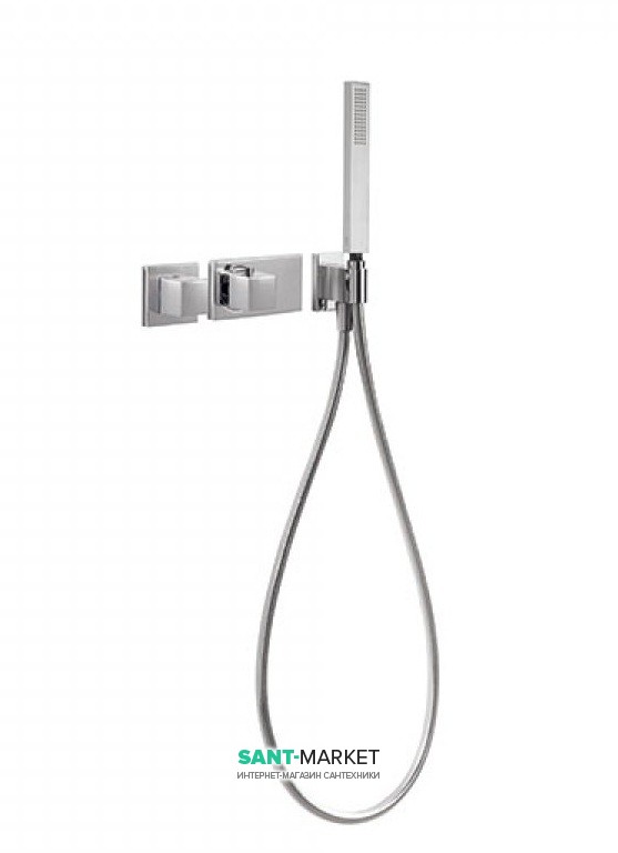 Термостат для душа Tres Block System с ручным душем 1 потребитель хром 20725191