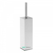 Ёршик для унитаза Tres Slim-Tres напольный керамика/металл белый/хром 20263611