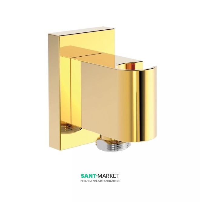 Шланговое подключение Tres Block System с держателем для душа золото 20718202OR