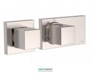 Термостат для душу Tres Block System colors з затвором і регулятором потоку сталь 20725199AC