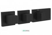 Термостат для душу Tres Block System colors з затвором 4 споживача чорний матовий 20725499NM
