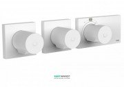Термостат для душа Tres Block System colors с затвором 4 потребителя белый матовый 20735499BM