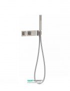 Термостат для душа Tres Block System colors с ручным душем 1 потребитель сталь 20725191AC