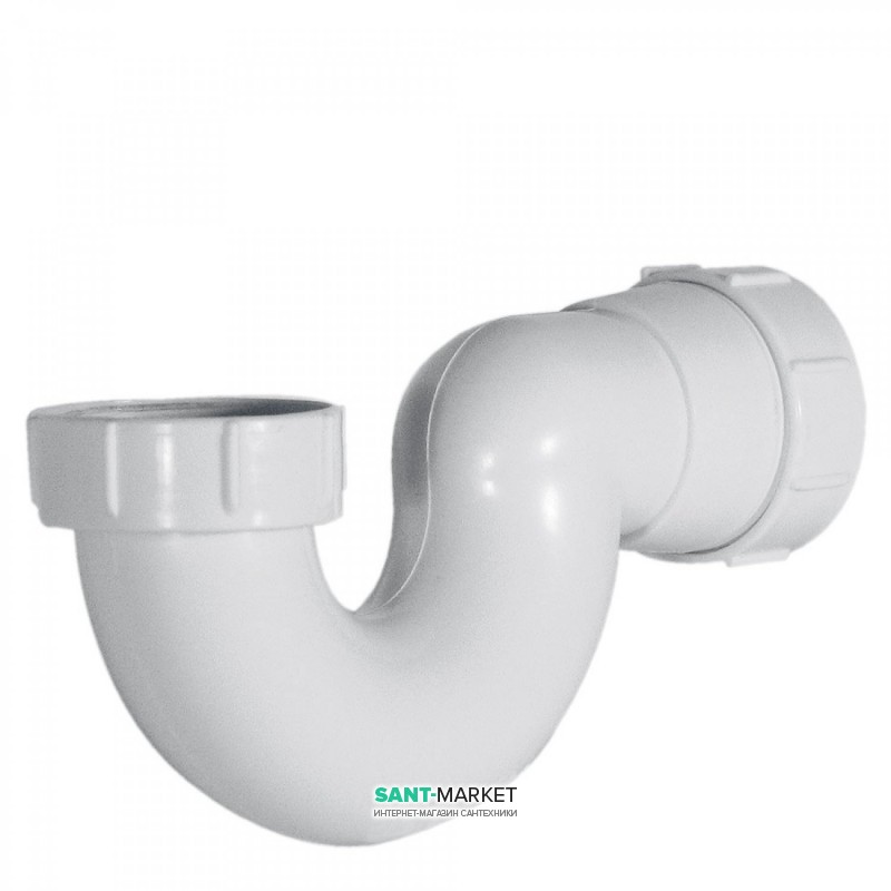 Сифон для ванны Tres ПВХ белый 13463460