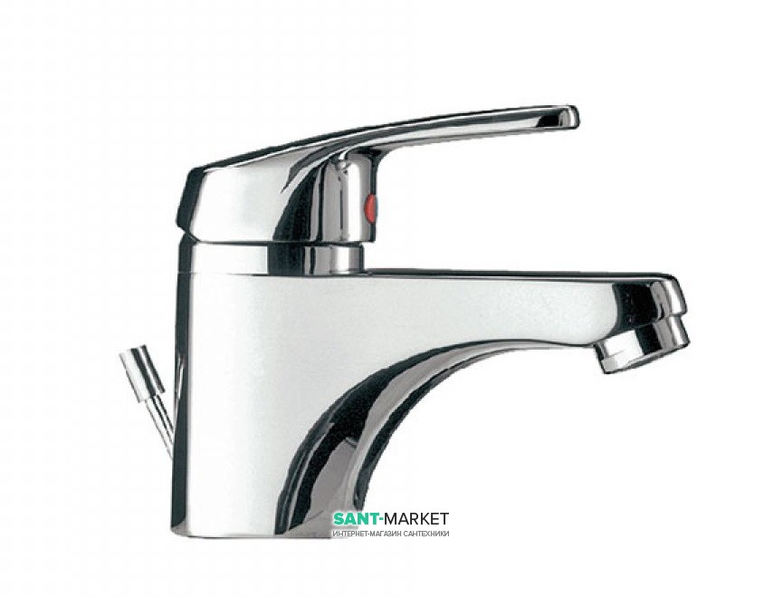 Смеситель для раковины Tres Eco-tres однорычажный с донным клапаном хром 17510302