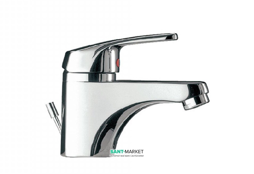 Смеситель для раковины Tres Eco-tres однорычажный с донным клапаном хром 17510402