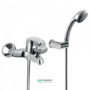 Змішувач для ванної Tres Ecotres одноважільний з ручним душем хром 17017002