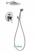 Душевая система Tres Eco-tres с верхним и ручным душем хром 07099002