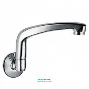 Излив для ванны Tres настенный литой вращающийся хром 134301