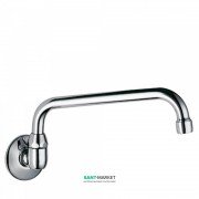 Излив для ванны Tres настенный литой вращающийся хром 134303