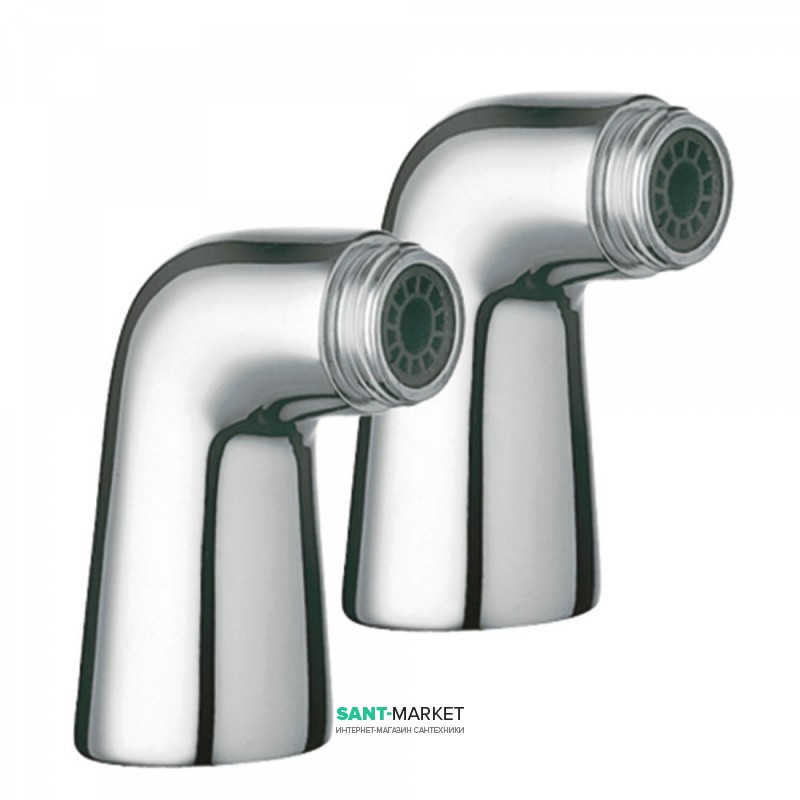 Адаптер Tres для вертикального кріплення змішувачів на борт ванни хром 134870