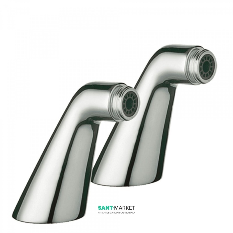 Адаптер Tres для вертикального кріплення змішувачів на борт ванни хром 134871