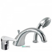 Смеситель для ванной Tres Eco-tres однорычажный монтаж на борт ванны хром 07014502