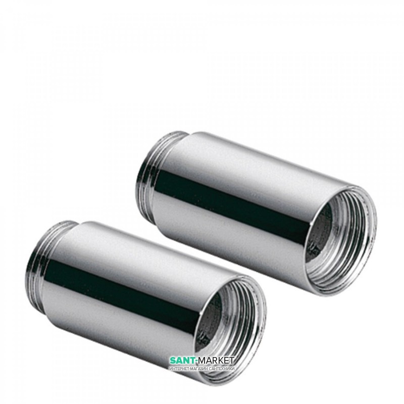 Удлинитель для адаптера для смесителя Tres настенный хром 9134872