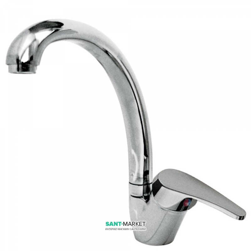 Смеситель для кухни Tres Eco-tres однорычажный вертикальный хром 17044102