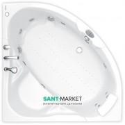 Ванна аэро- и гидромассажная акриловая PoolSpa Triangel 155х155 система Economy 2 белый PHS4010SO2C0000