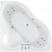 Ванна гідромасажна акрилова PoolSpa Persja 140х140 система Smart 1 білий PHSE310ST1C0000