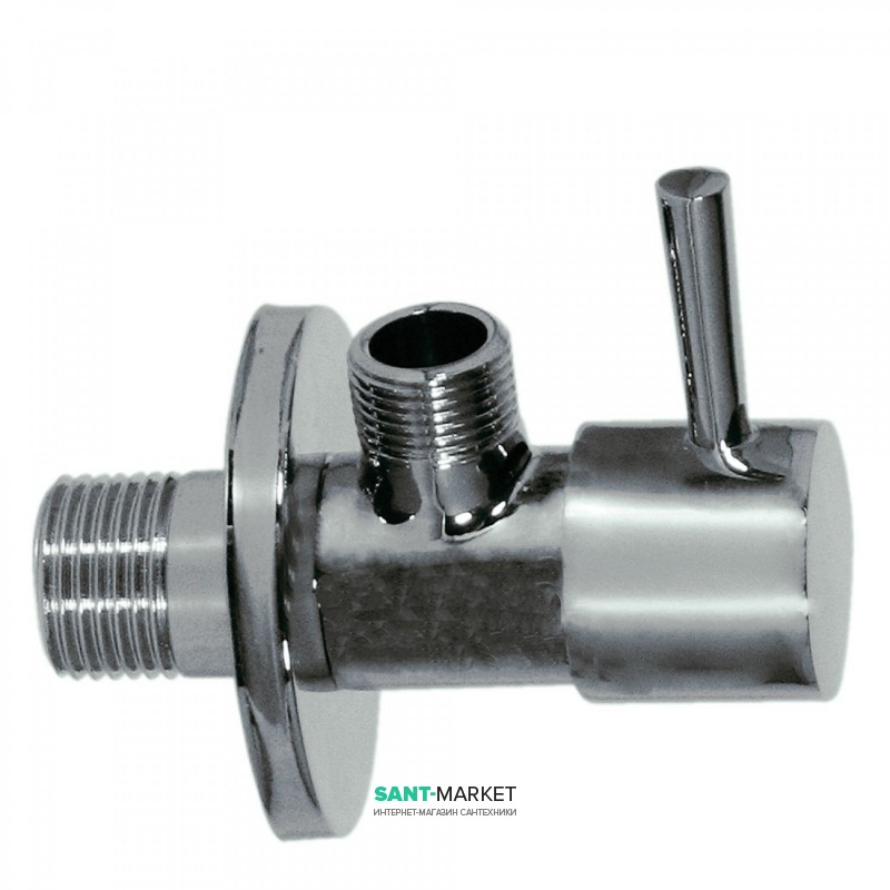 Запорный вентиль Tres латунь хром 13474210