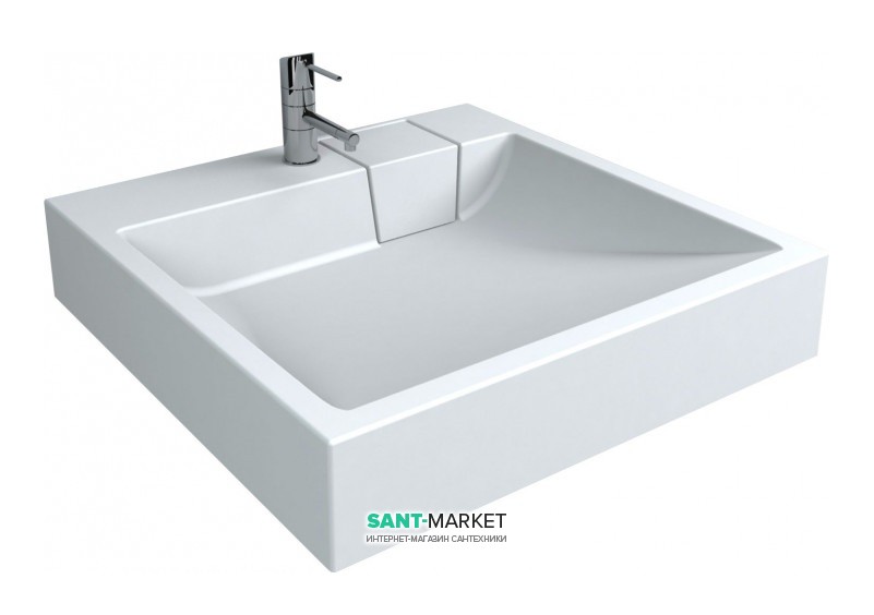 Раковина для ванной Tallin подвесная с отверстием под смеситель белый глянцевый 0000248