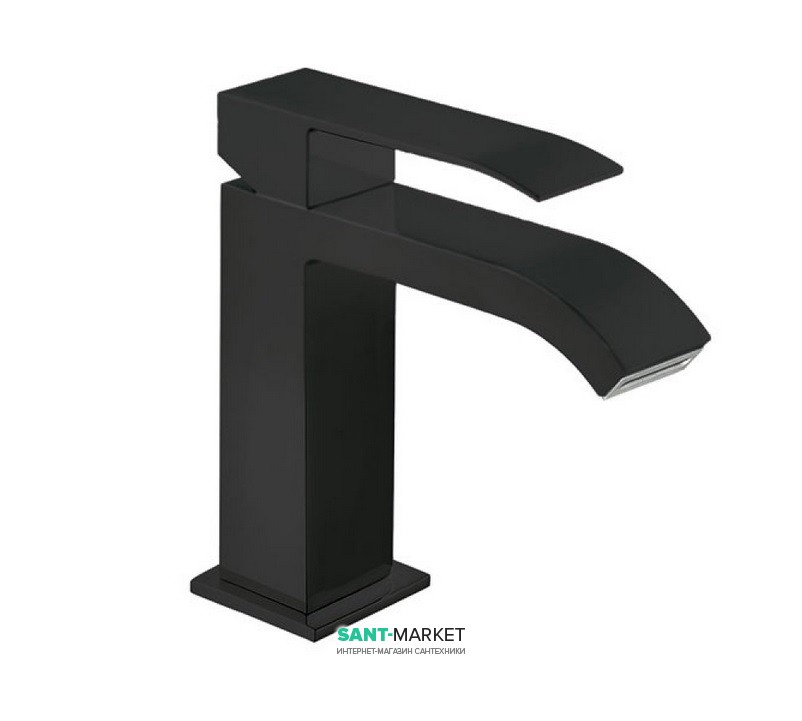 Смеситель для раковины Tres Cuadro colors однорычажный черный матовый 00610101NM