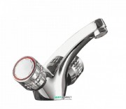 Змішувач для раковини Tres Ese-23 двохвентильний хром 123103