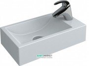 Раковина для ванної Miraggio Faro L підвісна з отвором під змішувач білий глянсовий 0000192