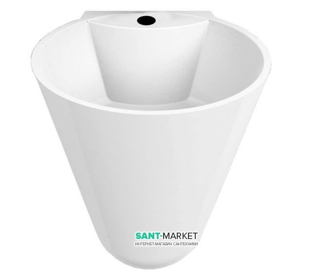 Раковина для ванної Miraggio Smart підвісна з отвором під змішувач білий глянсовий 0000240