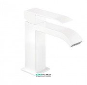 Смеситель для раковины Tres Cuadro colors однорычажный белый матовый  00610101BM