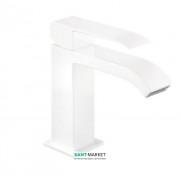 Змішувач для раковини Tres Cuadro colors одноважільний білий матовий 00610101BM