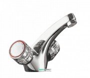 Змішувач для раковини Tres Ese-23 двохвентильний хром 123103