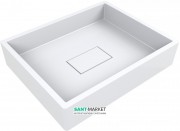 Раковина для ванной Miraggio Capri 500 накладная  белый глянцевый 0000160