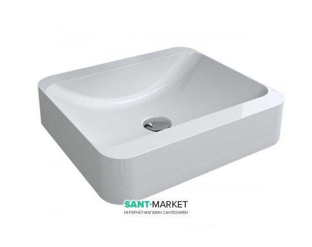 Раковина для ванної Miraggio Geneva 450 накладна білий глянсовий 0000201