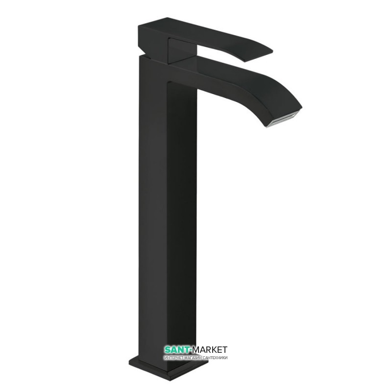 Змішувач для раковини Tres Cuadro colors одноважільний чорний матовий 00681001NM