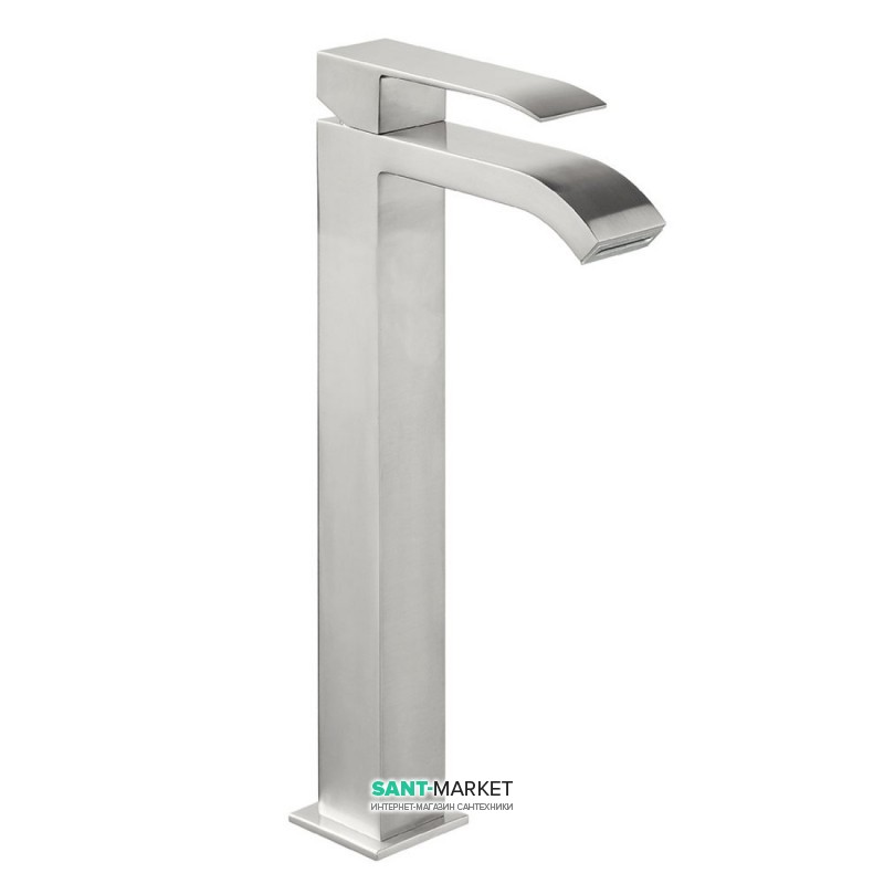 Змішувач для раковини Tres Cuadro colors одноважільний сталь 00681001AC