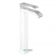 Змішувач для раковини Tres Cuadro colors одноважільний білий/хром 00681001BL