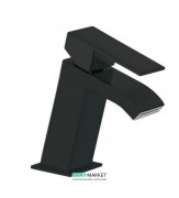 Смеситель для раковины Tres Cuadro colors однорычажный черный матовый  00620101NM