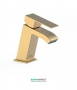 Смеситель для раковины Tres Cuadro colors однорычажный матовое золото 00620101OM