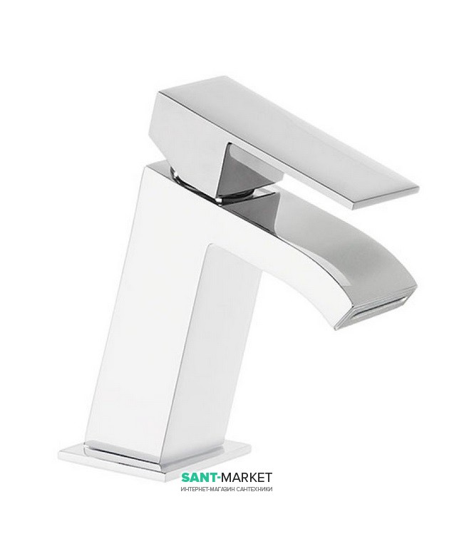 Смеситель для раковины Tres Cuadro colors однорычажный белый/хром 00620101BL