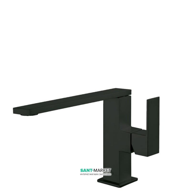 Смеситель для раковины Tres Cuadro colors однорычажный черный матовый 00620501NM