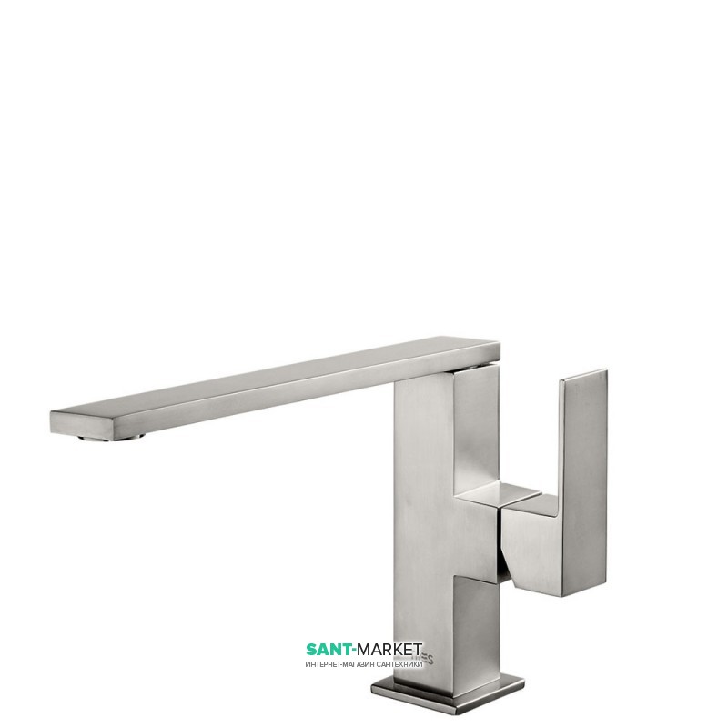 Смеситель для раковины Tres Cuadro colors однорычажный сталь 00620501AC