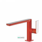 Смеситель для раковины Tres Loft colors однорычажный красный/хром 20020501RO