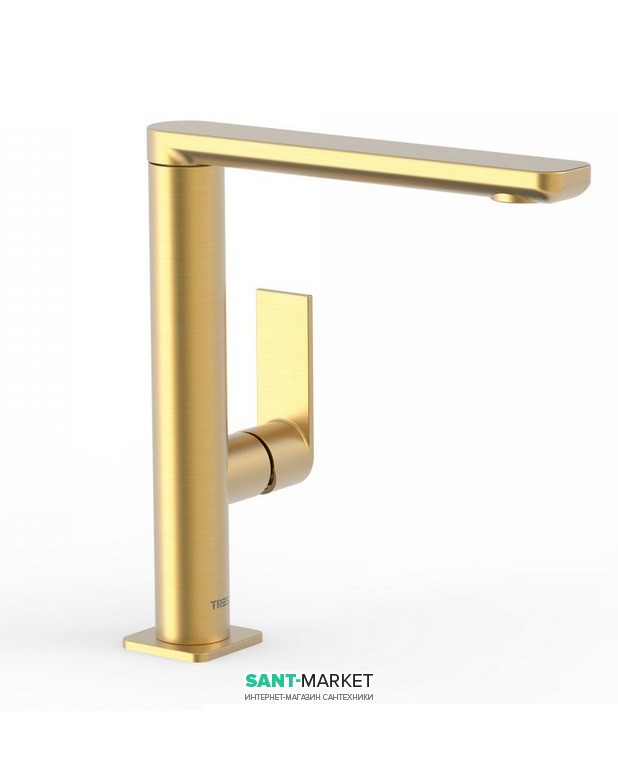 Змішувач для раковини Tres Loft colors одноважільний матове золото 20020502OM