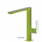 Смеситель для раковины Tres Loft colors однорычажный зеленый/хром 20020502VE