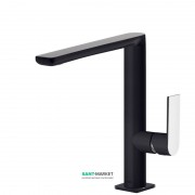 Смеситель для раковины Tres Loft colors однорычажный черный/хром 20020502NE