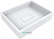 Раковина для ванной Miraggio Capri 500 накладная  белый глянцевый 0000160