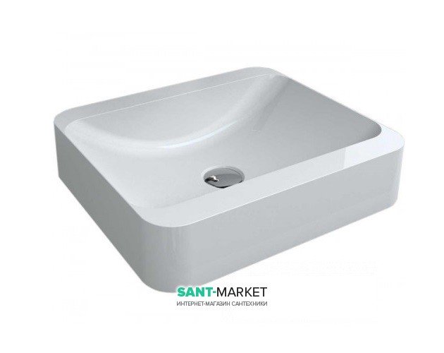 Раковина для ванной Miraggio Geneva 450 накладная белый глянцевый 0000201