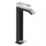 Смеситель для раковины Tres Cuadro colors однорычажный черный/хром 00681001NE
