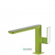 Смеситель для раковины Tres Loft colors однорычажный зеленый/хром 20020501VE