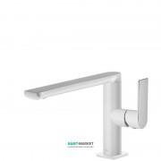 Змішувач для раковини Tres Loft colors одноважільний білий/хром 20020501BL