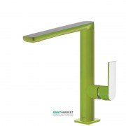 Смеситель для раковины Tres Loft colors однорычажный зеленый/хром 20020502VE